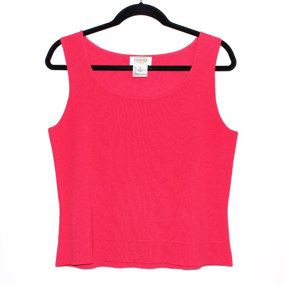Talbots Hot Pink Sweater Shell Tank Top